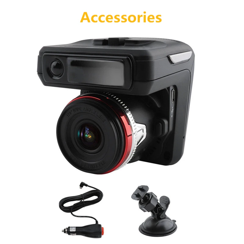 Wetowe T21 2 в 1 радар Dvr FHD 1296P Встроенный GPS автомобильный детектор 9G объектив