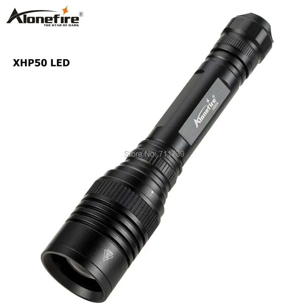 AloneFire H004 XLamp XHP50 мощный флэш-светильник USB Zoom XHP50 светодиодный фонарь 18650 перезаряжаемый аккумулятор Охотничий Тактический светильник