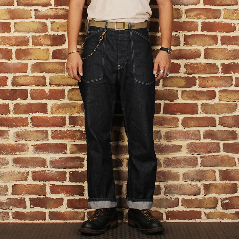 Мужские длинные брюки bronson ww2 свободные прямые в Военном Стиле ccc primaries|jeans male|male jeans