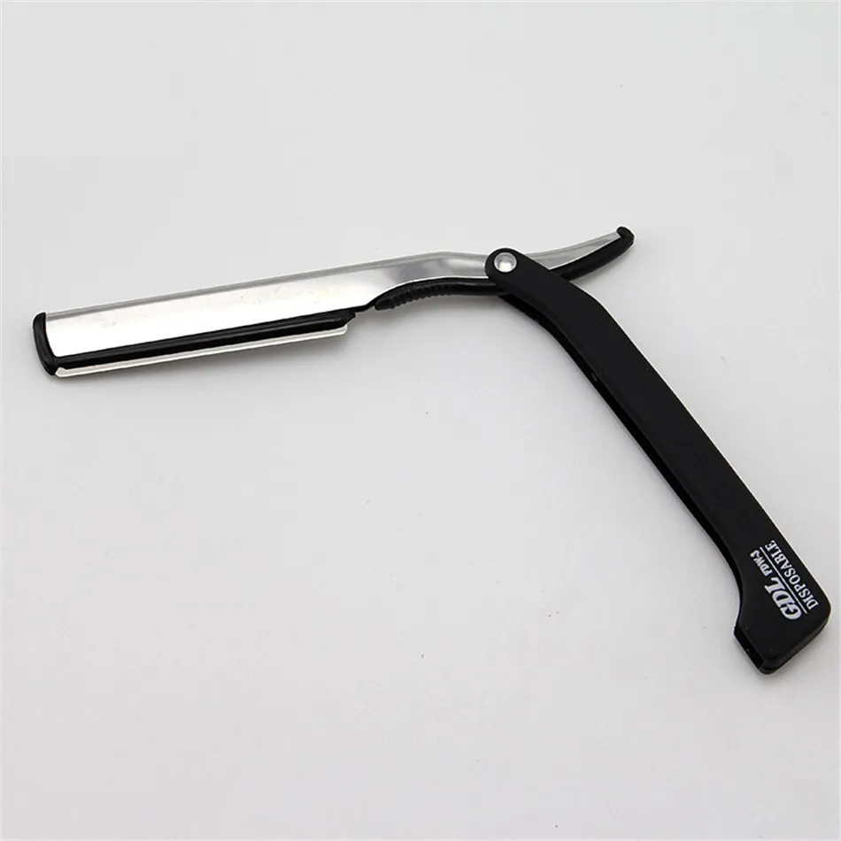 Прямая бритва польский Серебряный Мужской прямой бритвенный станок Сменное