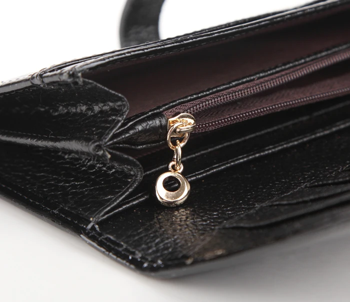 100%Brand Hot Sale New Fashion Ladies Clutch Genuine Leather Purse Women's Wallets Cowhide Long Design Free Shipping | Багаж и сумки