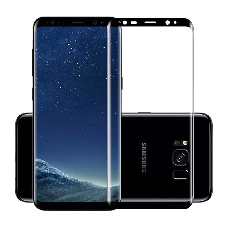 3D изогнутое закаленное стекло для Samsung Galaxy S9 S8 Plus безопасное защитное Note 8