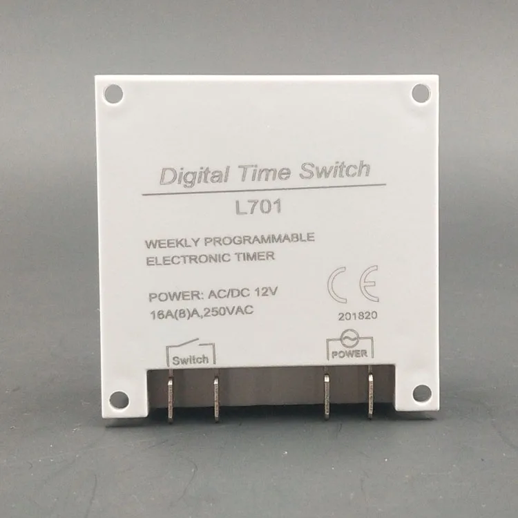 DC/ AC 12V 24V 110V 220V Цифровая Мощность Программируемый цикл таймер реле управления Лер