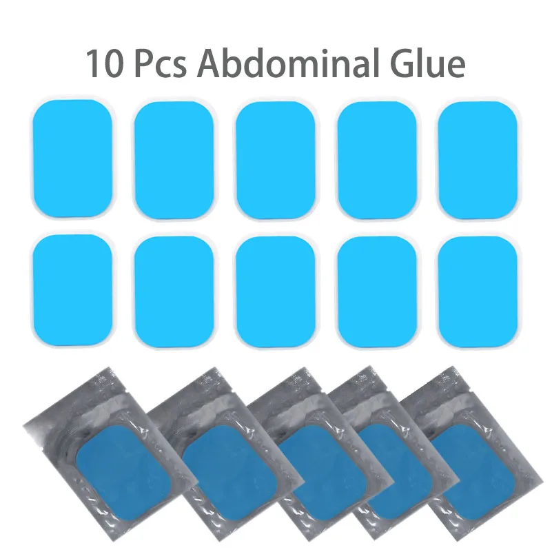 5bag Glue(10pcs) Без машины) подушечка только для брюшной машины электрический стимулятор мышц ABS ems тренажер фитнес потеря веса тело массаж для похудения - Цвет: 5bag Glue(10pcs)