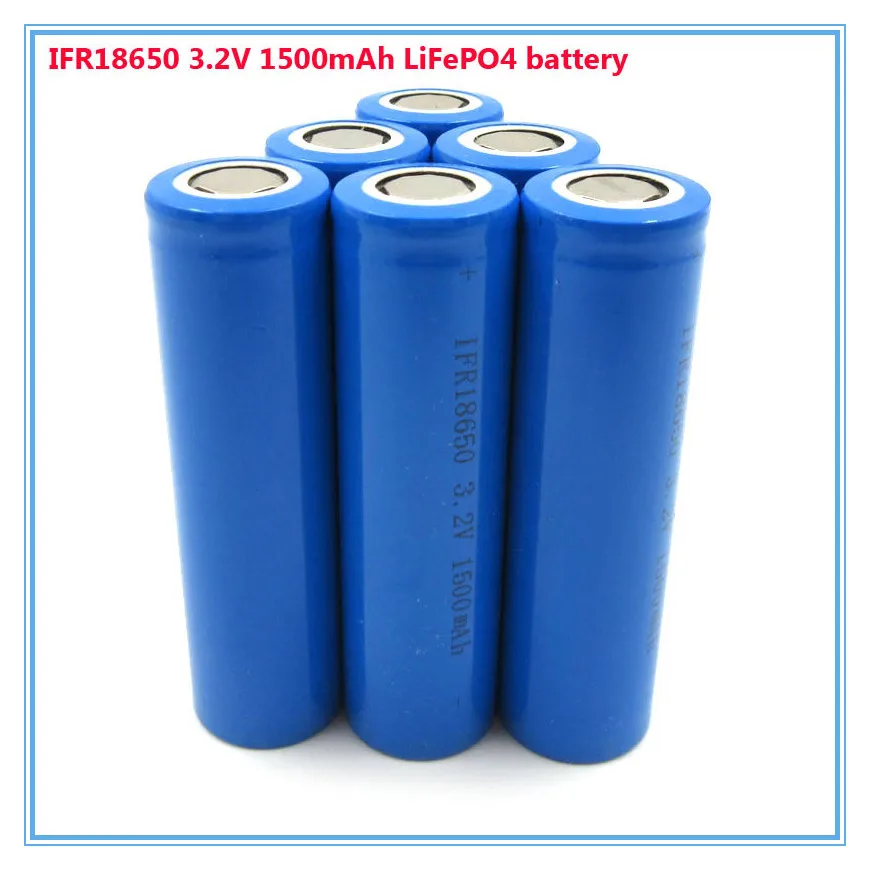 LiFePO4 LFP 18650 3,2 в 1500 мАч батарея для электрического велосипеда цилиндрические электроинструменты Bateria 500/Лот