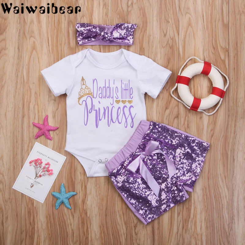 Waiwaibear Summer New Baby Suits Newborn Clothes Short Sleeve Rompers + Pants 2PCS Infant Clothing Sets ZT6 | Детская одежда и