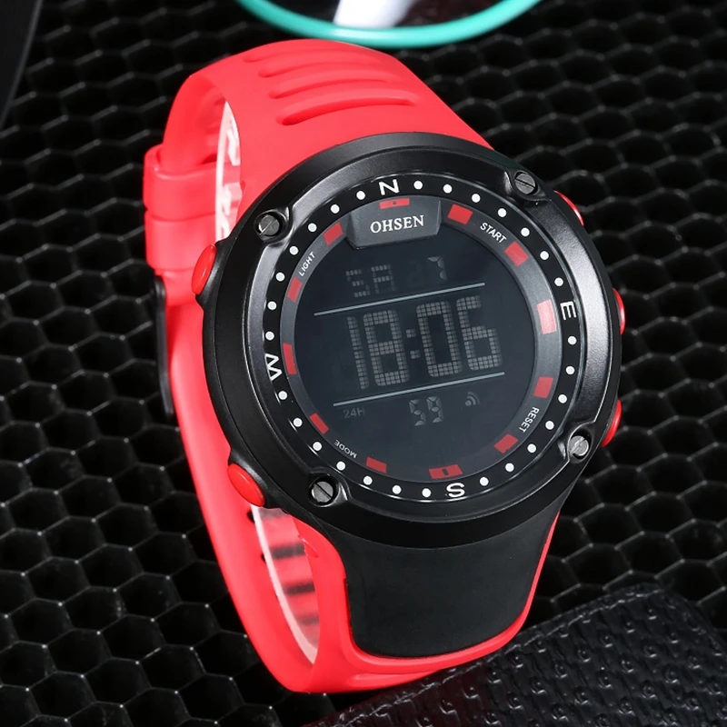 Мужские спортивные электронные часы со светодиодной подсветкой до 50 м|led test|watch