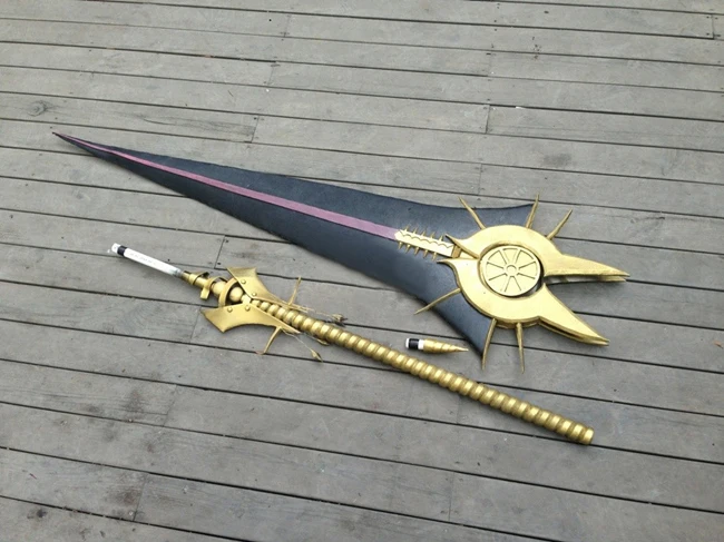 Fate/Apocrypha Lancer of Red Karna Vasavi Шакти копье Косплей оружие опора