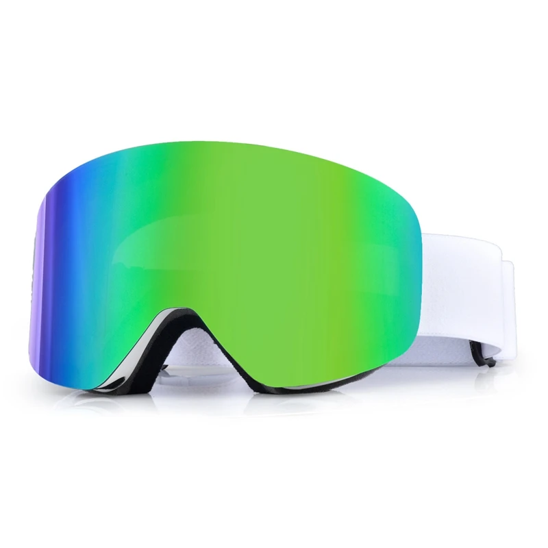 Лыжные очки с магнитной защитой для ночного катания на лыжах противотуманные UV400