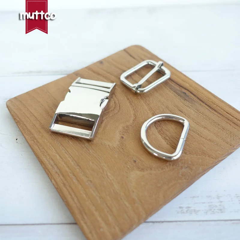 100sets/lot (metal buckle+adjust buckle+D ring)DIY Dog Collar silcery 2.5 emboitement zinc alloy buckle adjust Sewing qz-001 | Дом и сад