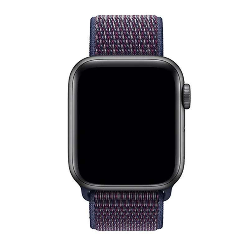 BUMVOR 44 мм 40 38 42 ремешок для Apple Watch Series 2 3 4 5 тканый нейлоновый Ремешок iWatch цветной