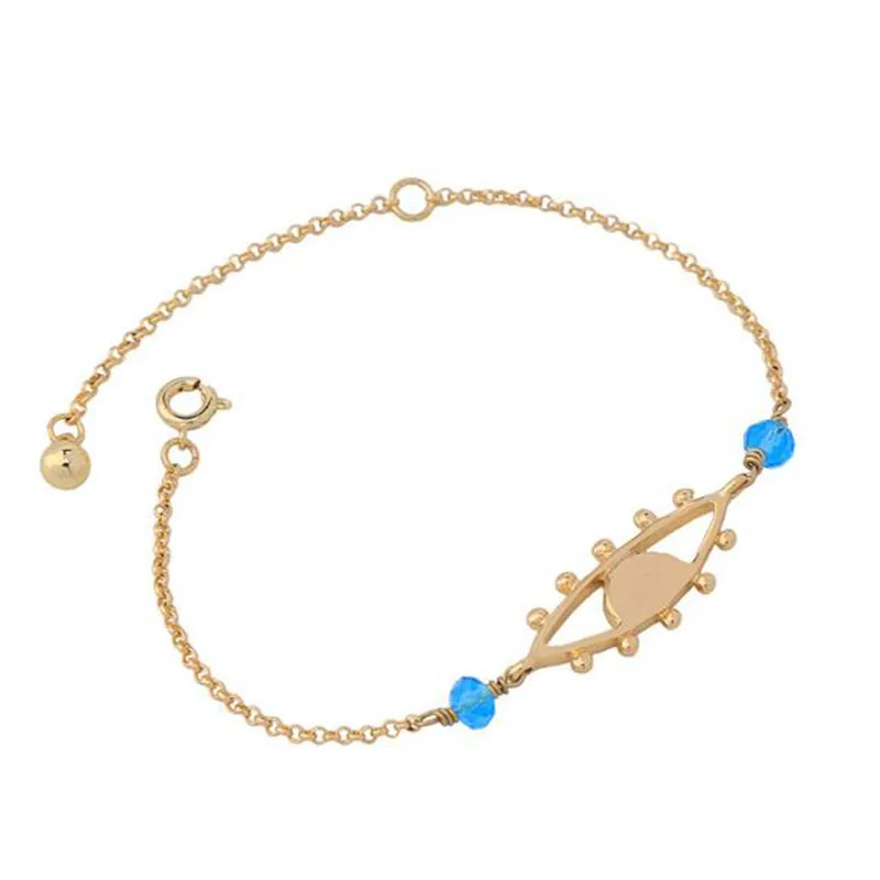 Женский металлический Шарм браслет ручной работы эпоксидный с подвеской Geo Eye