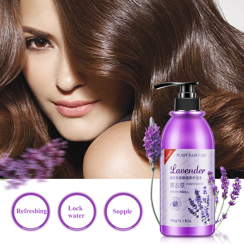 

images 400ml Lavender Hair Shampoo+400ml Hair Conditioner Deep Clean Anti Dandruff Repair Damaged Hair Nourish Moisturizing