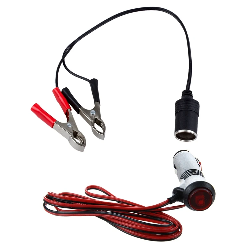 Автомобильный зажим для клеммы аккумулятора прикуривателя адаптер 12 В кемпинга