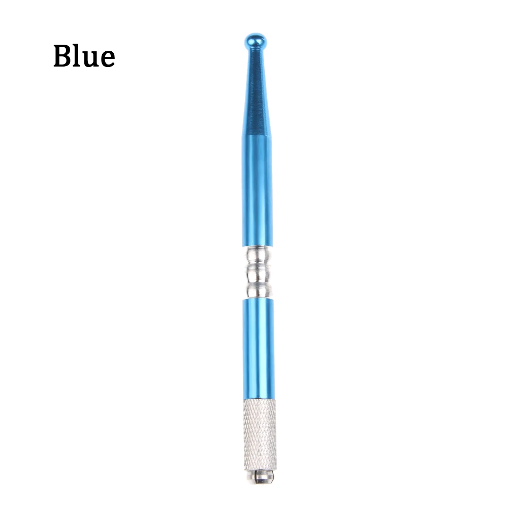blue 1 шт. Новая модная женская акриловая микроблейдинг ручка для татуажа перманентное боди-арт ручная Татуировка для бровей косметический инструмент для макияжа - Цвет: blue