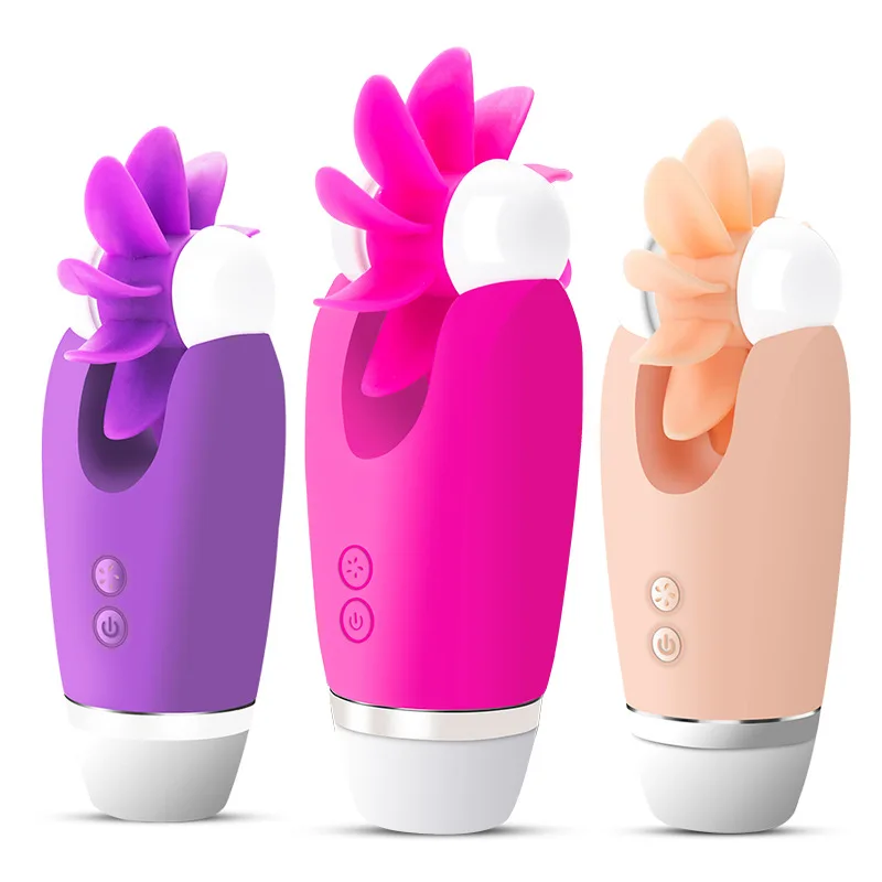 Силиконовый язык лизание Женский G Spot Клитор стимулирует присоска массажер