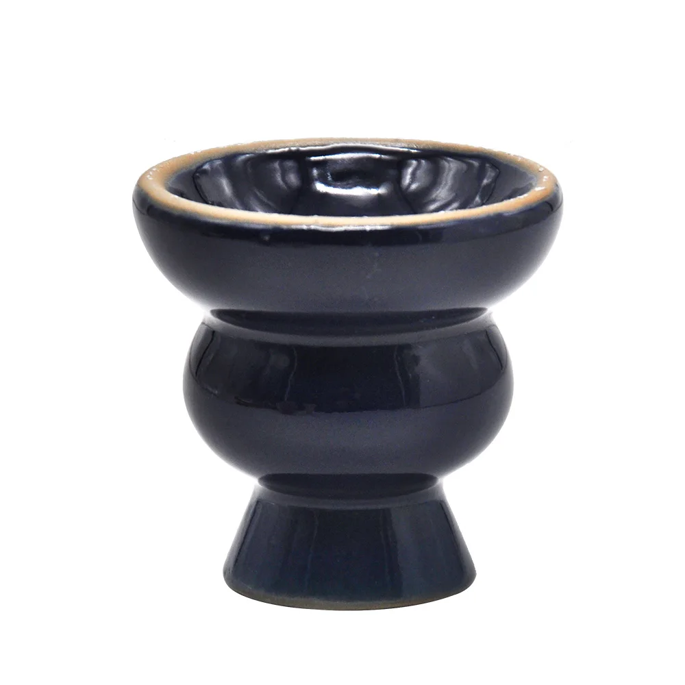 Blue HORNET Ceramic Hookah Bowl Tobacco Shisha Bowl Five Holes For Hookah Chicha Narguile Accessories - Цвет: Blue