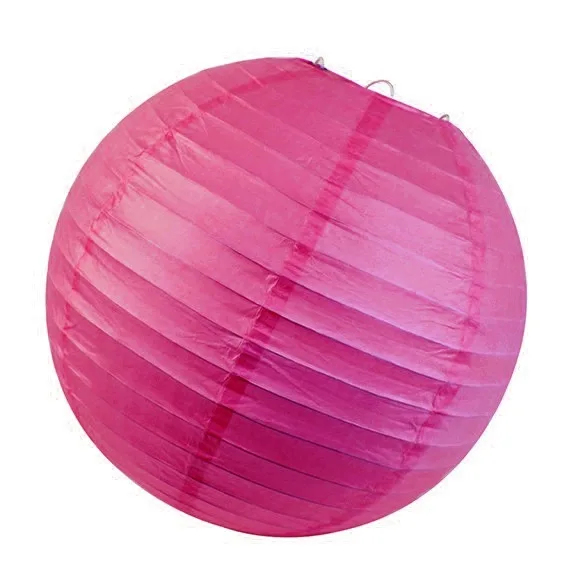 fuchsia " /20 см круглые декоративные рисовая бумага китайская Бумага фонари, лампы оттенок, сделанные по европейским стандартам, с металлической рамкой для Одежда для свадьбы, дня рождения Подвесной Настенный декор - Цвет: fuchsia