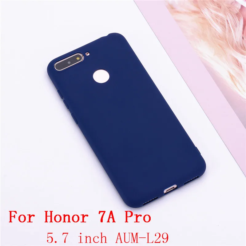 Leather Case on for Huawei honor 7A Pro 5.7 AUM-L29 case Soft Back Covers Flip Case For Huawei Honor 7A 5.45 DUA-L22 Phone Cases