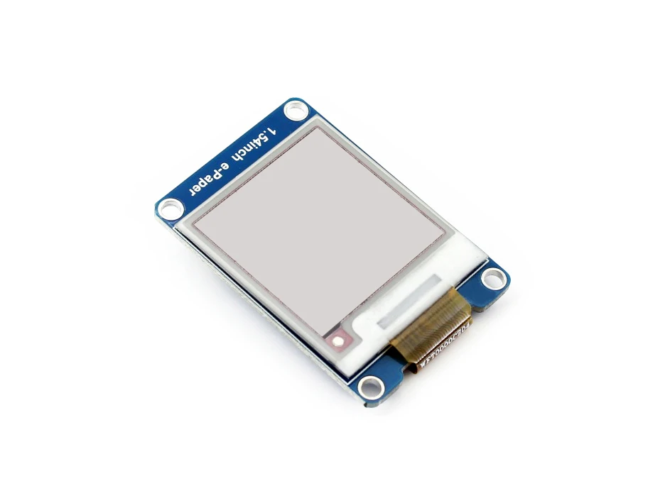 Waveshare 1,54 ''электронная бумага, 200x200, 1,54 дюймовый E-Ink дисплей, три цвета дисплея: красный, черный, белый. SPI интерфейс, без подсветки