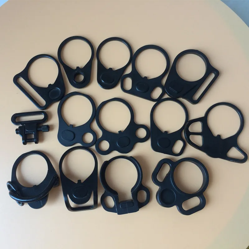 AR15 Dual loop Sling mount Adapter Концевая пластина для Ar 15 шток буферная трубка Вертлюг