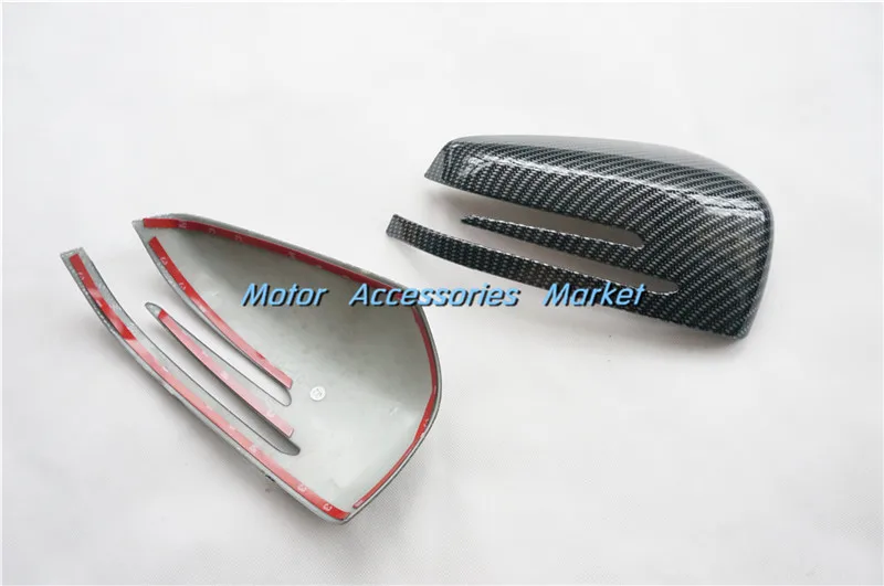 New Sport Style Carbon Fiber Print Rearview Mirror Cover For Mercedes-Benz A B E GLK CLA GLA Class | Автомобили и мотоциклы