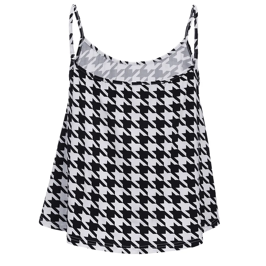 Fashsiualy Snake Skin Print Cami Top 2018 Summer Spaghetti Strap Casual Cool Vest Women Sexy Fashion Female Clothes | Женская одежда