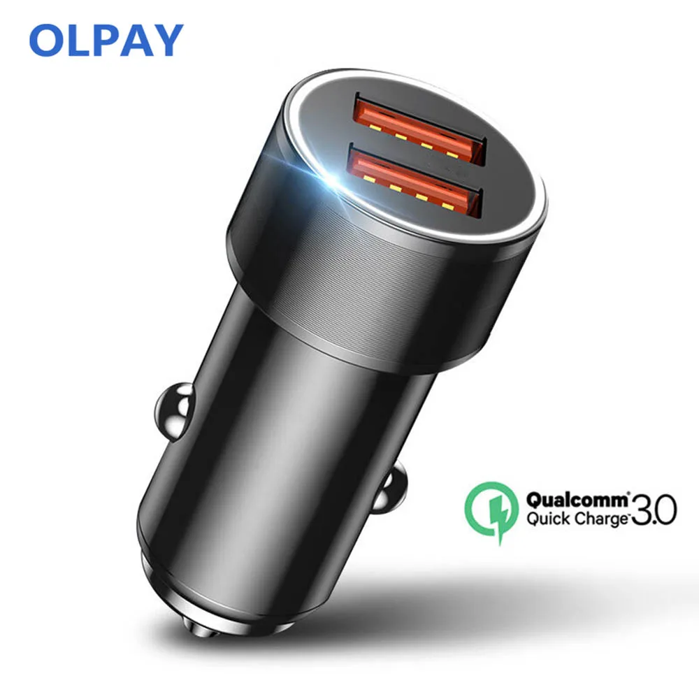 36W Dual USB Fast Charging QC 3.0 Car Charger for IPhone Type-C PD Mobile Phone | Мобильные телефоны и аксессуары