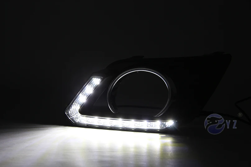 Автомобильная проблесковая 1 пара дневные ходовые огни для Nissan X-Trail X trail 2014 2015 2016