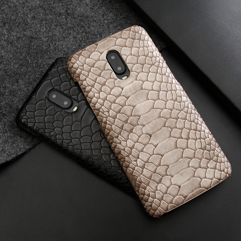 Для Oneplus 6 змея чехол для лет из искусственной кожи One Plus T Back Защитная оболочка