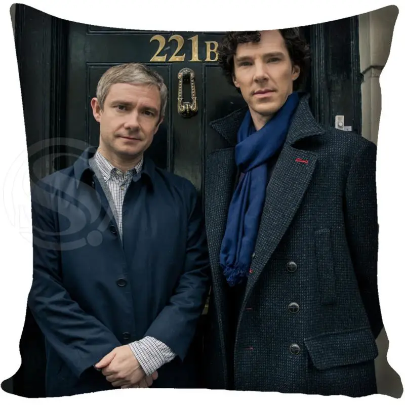 G0309 Лидер продаж индивидуальная квадратная наволочка, Sherlock отличного качества подушка чехол на молнии и многое другое Размер 40x40 см; Прямая - Цвет: 19