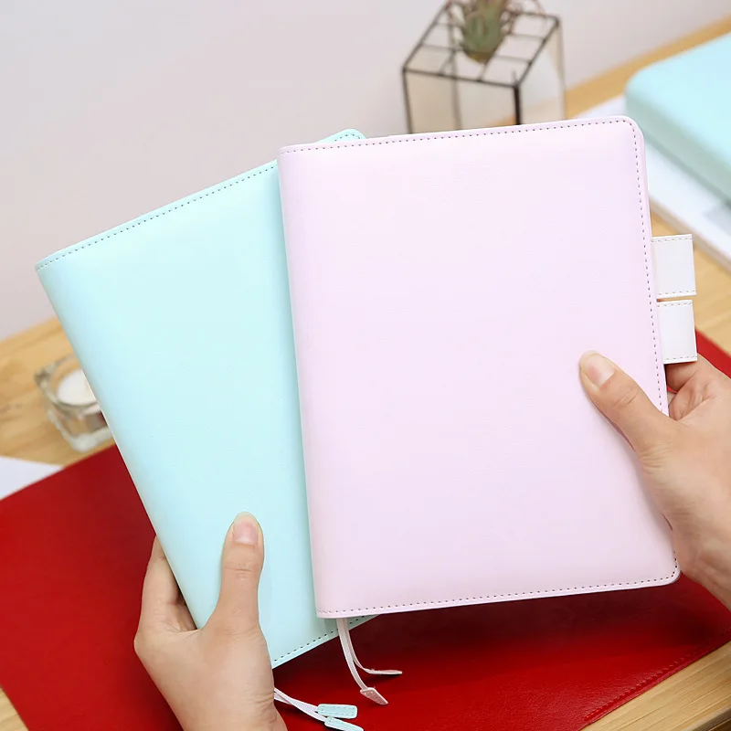 Macarons Одноцветный Hobonichi Journal A5 Обложка для ноутбука из искусственной кожи дневник