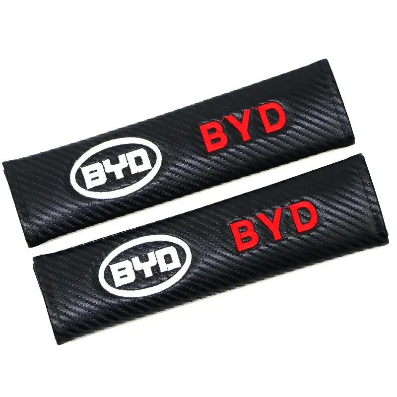 Автомобильный Стильный чехол из углеродного волокна с эмблемами для BYD F3 F0 S6 S7 E5 E6