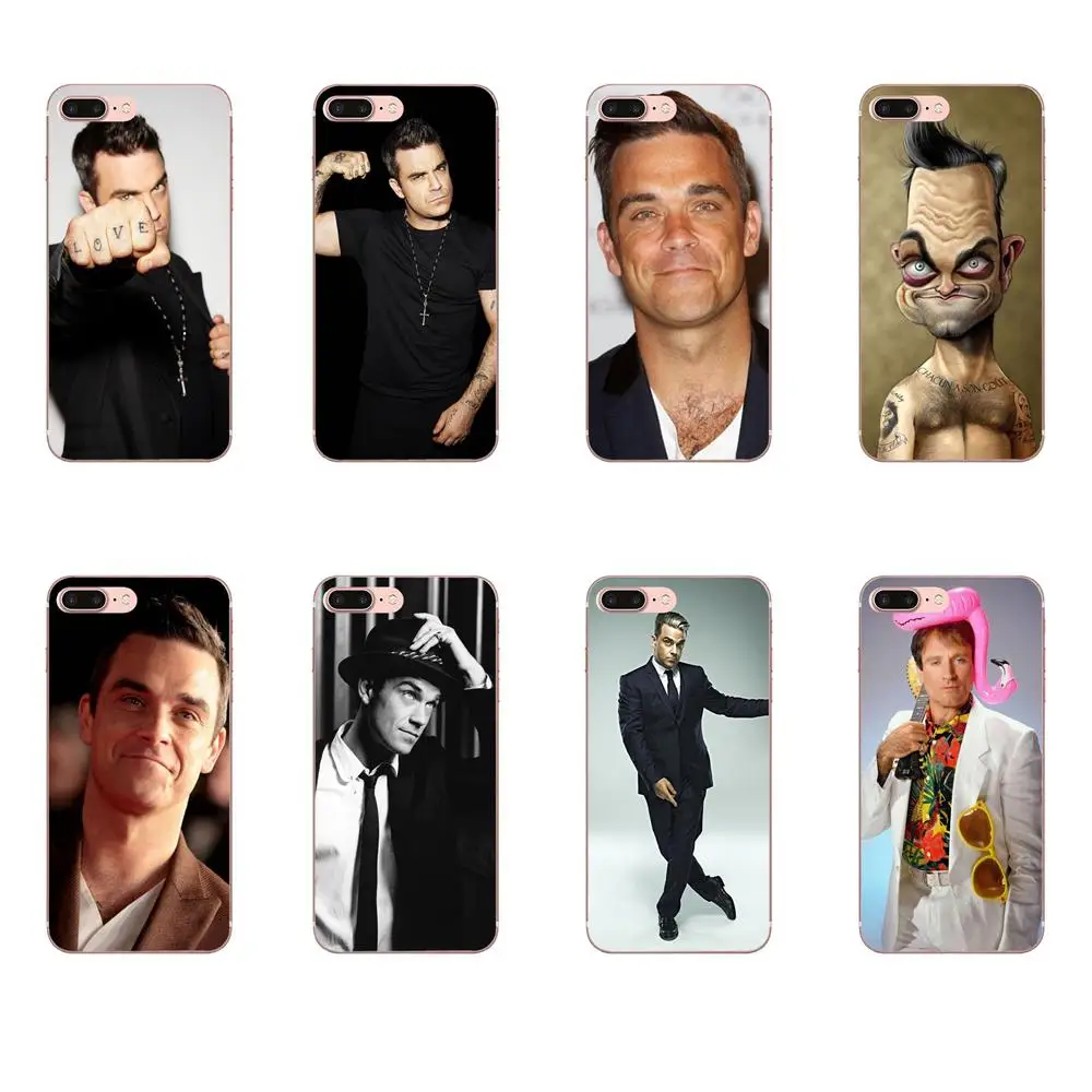 Мягкий ТПУ чехол для Samsung Galaxy Note 5 8 9 S3 S4 S5 S6 S7 S8 S9 S10 mini Edge Plus Lite Uk Singer Star Robbie Williams |