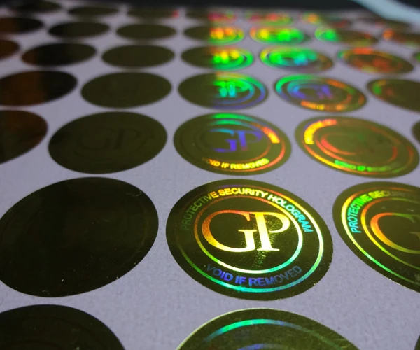 Пользовательский 3D радужный цвет меняющий голограмму наклейка этикетка