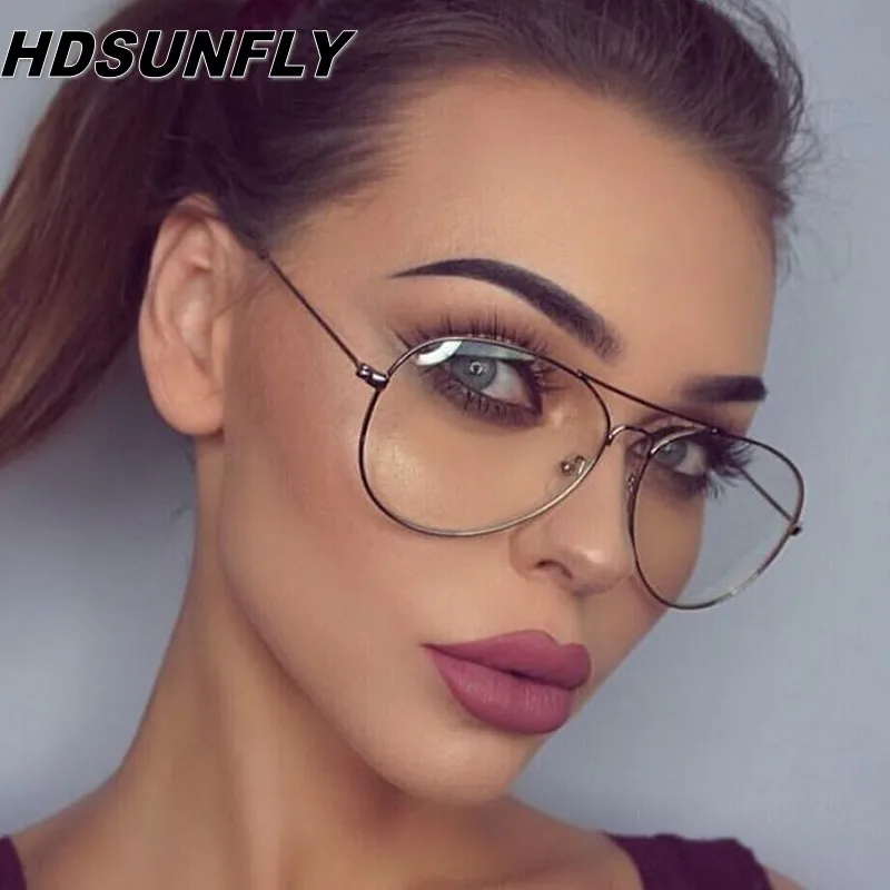 Солнцезащитные очки HDSUNFLY с прозрачными линзами для мужчин и женщин классические