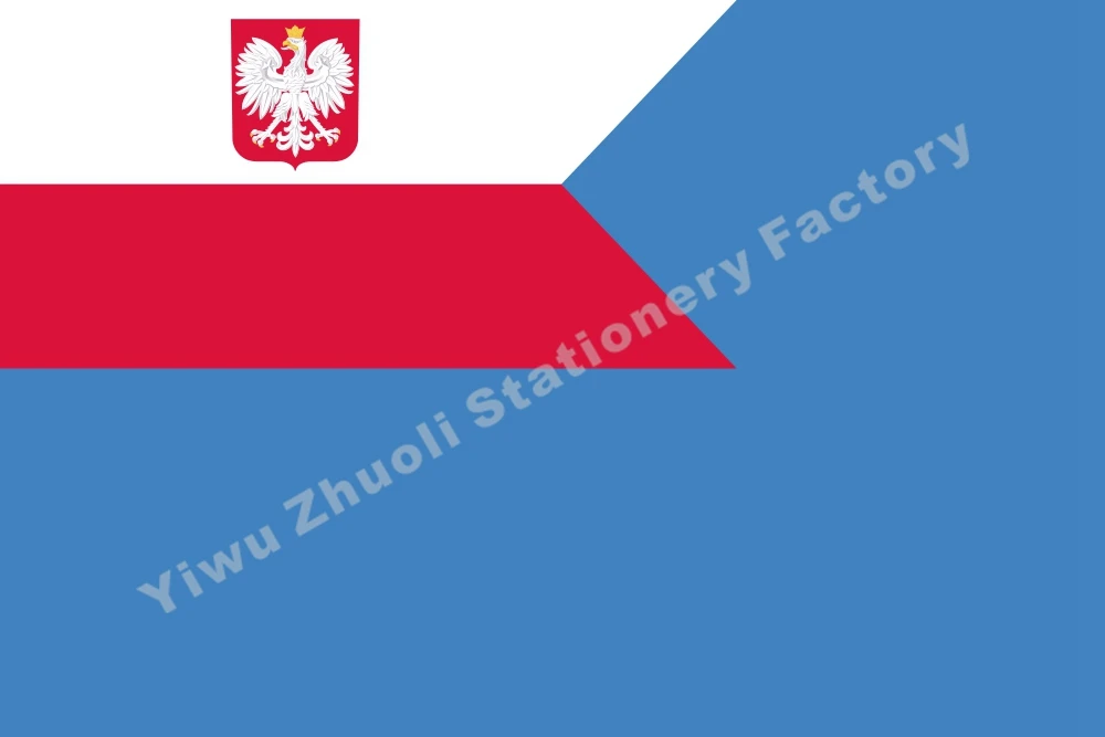 

poland pomocniczych jednostek plywajacych Polskiej Marynarki Wojennej Flag 150X90cm (3x5FT) 120g 100D Free Shipping