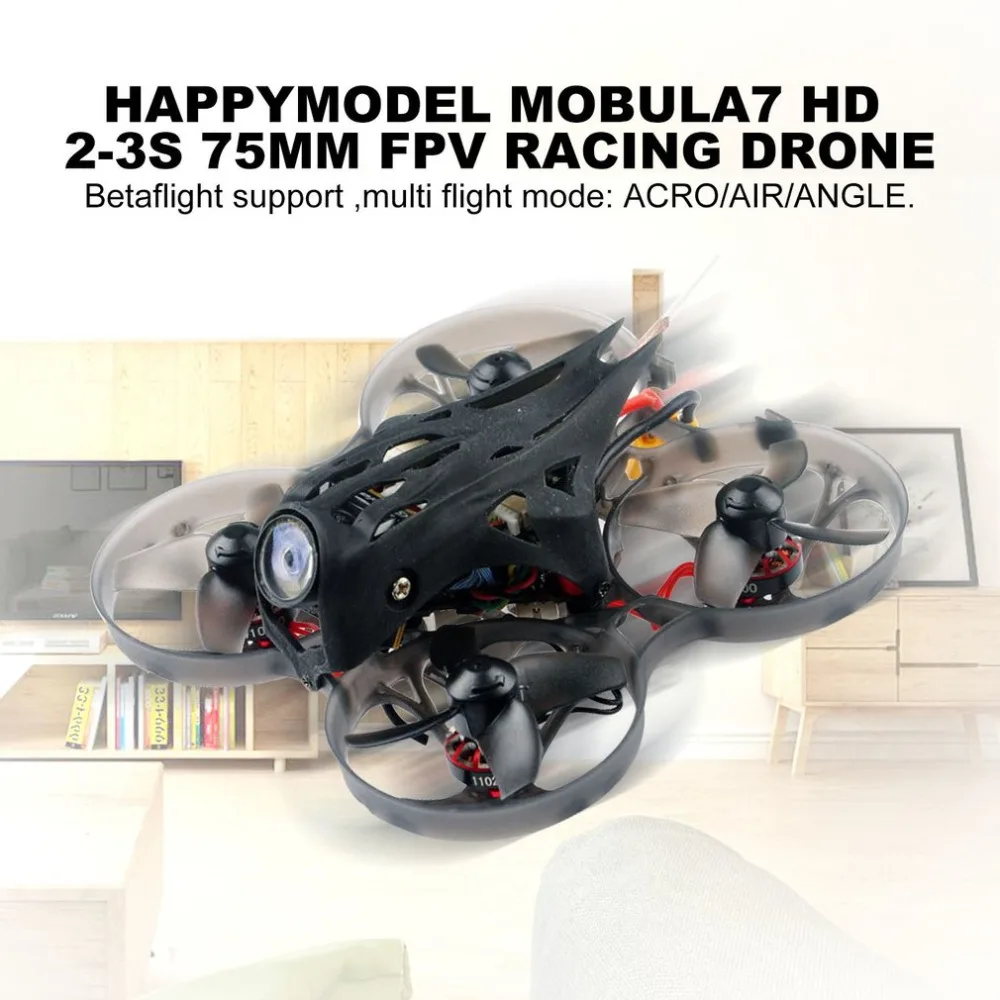 Happymodel Mobula7 HD 2 3 S 75 мм Crazybee F4 Pro Whoop FPV гоночный Дрон PNP w/CADDX черепаха V2 Камера Frsky NON EU