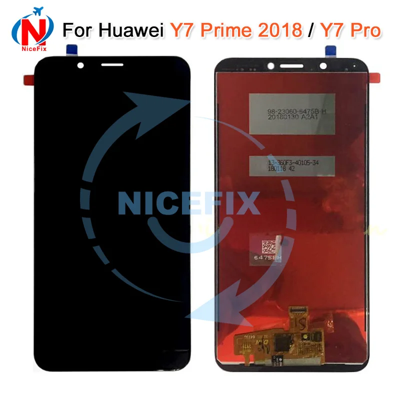Для HUAWEI Y7 2018 ЖК дисплей сенсорный экран для Huawei Pro с рамкой Prime 1x L22 LX2 L21 L23 LX1