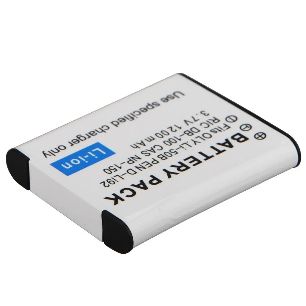 Высокое качество 1 шт. 3 7 V 1200 мА/ч LI 50B Камера Батарея для цифровой камеры Olympus U6000