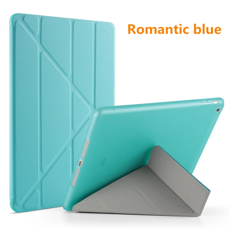 Romantic Blue Чехол для ipad air Flip Stand Case для ipad 6 9,7 дюймов PU полный ударопрочный для ipad air 2 смарт-чехол для ipad air Case - Цвет: Romantic Blue