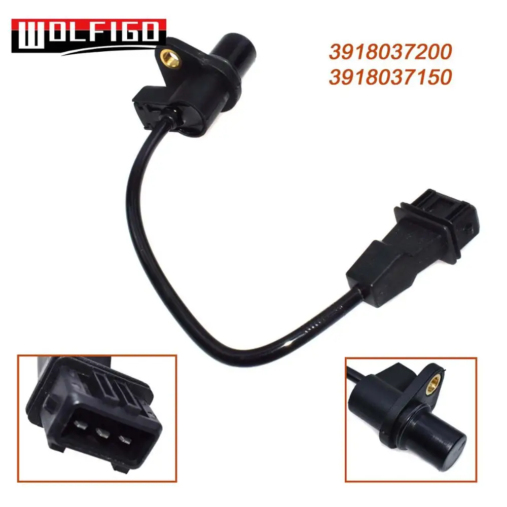 WOLFIGO Новый CPS Датчик положения коленчатого вала для Hyundai Santa Fe Sonata Tiburon Kia Optim 3918037150