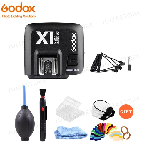 X1R-C for canon Godox X1 комплект ttl 2,4G беспроводной триггерный передатчик вспышки и приемник для Canon для Nikon для sony godoxTT685 V860 Вспышка speedlite - Цвет: X1R-C for canon