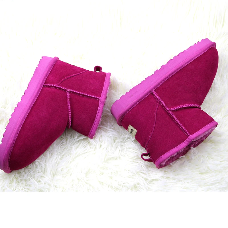 Женские зимние ботинки австралийские классические 100% шерсть натуральная кожа