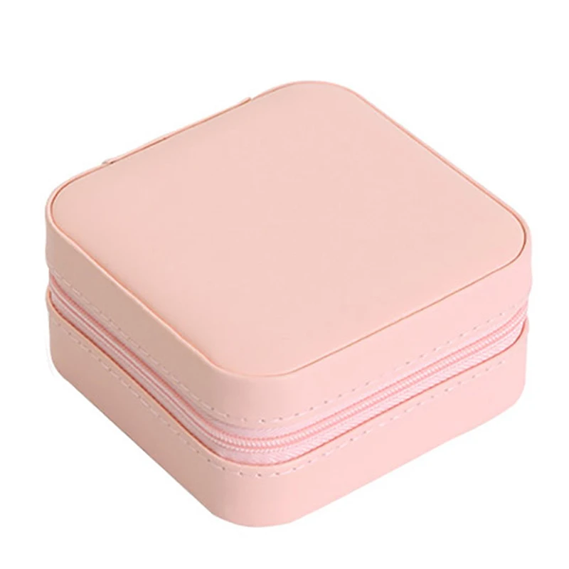 Простая коробка для хранения ювелирных изделий из ПУ креативная портативная