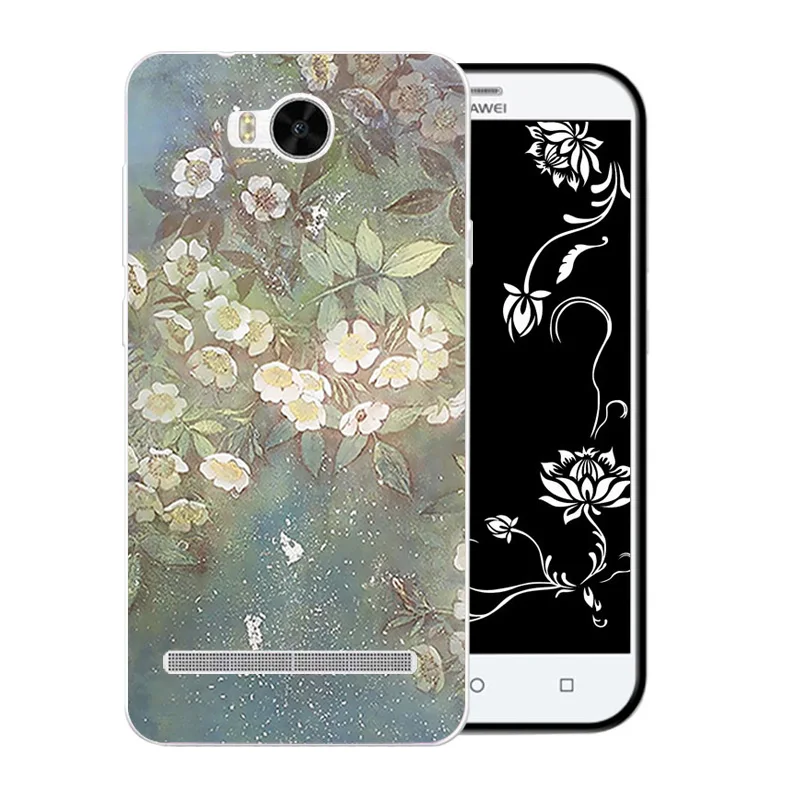 Phone Case for Huawei Y3 II 2 Animal Pattern Soft TPU Back Cove Silicone 2/Y3II-U22/ LUA-U22/Lua-L21r protection Shell |