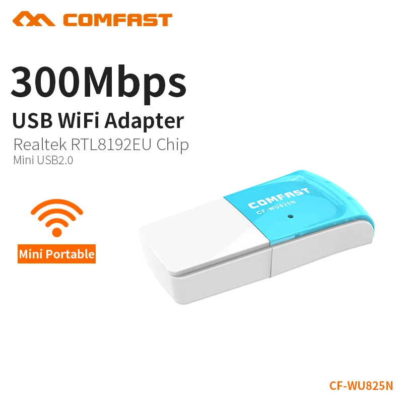 COMFAST 300 Мбит/с беспроводной USB WiFi адаптер/Utral-Быстрый внешний Беспроводной Wi-Fi