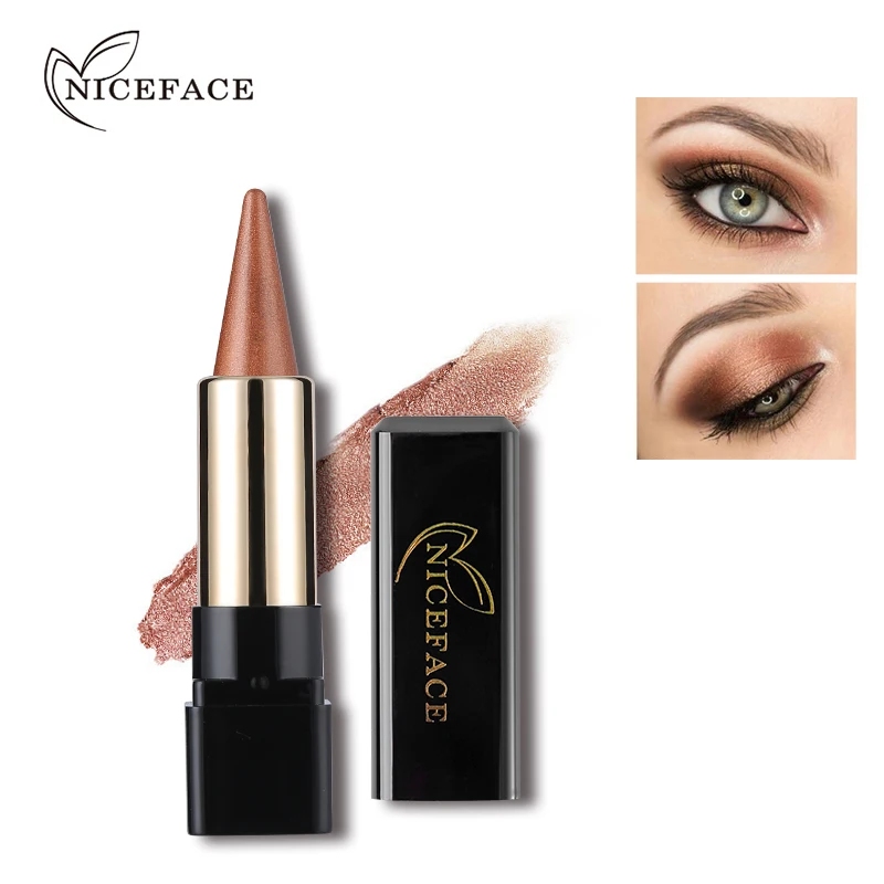 Матовый карандаш для век NICEFACE водостойкий Блестящий пигмент макияжа тени с
