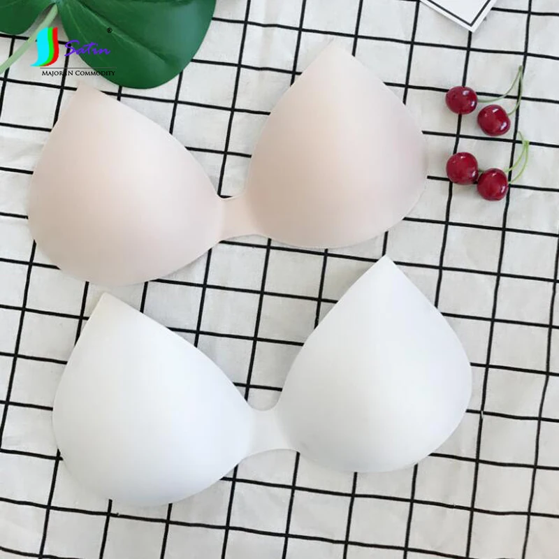 Женский уплотненный Цельный купальник бикини белого цвета на груди, вечернее платье, костюм для йоги, нижнее белье, аксессуары для бюстгальтера A0291F