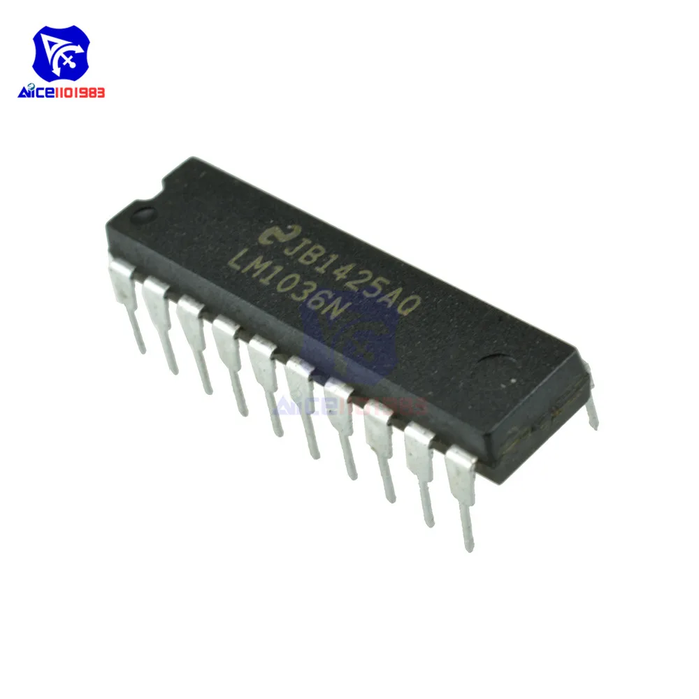 Оригинальные интегральные схемы LM1036 LM1036N TONE/VOL/BAL DUAL DC 20-DIP 5 шт./лот - купить по